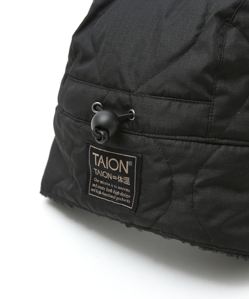 TAION（タイオン）の「【TAION /タイオン】リバーシブル ダウンパイロットキャップ/DOWN CAP/ユニセックス/R221ML-1（キャップ・メンズ・ブラック系その他/ダークベージュ/ダークネイビー/ブラック/カーキ/ダークグリーン・フリー）」の14枚目の写真