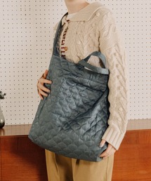 キルティングショルダートートバッグ