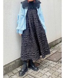 merry jenny | フクレcheckキャミワンピース(ワンピース)