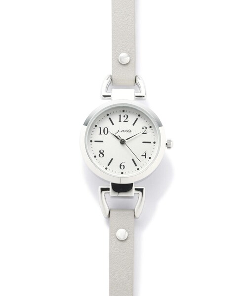 EDIT COLOGNE（エディットコロン）の「サイドソングウォッチ（アナログ腕時計・レディース・ベージュ/グレー・ﾌﾘ-）」の3枚目の写真