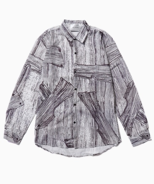 ROOPTOKYO（ループトウキョウ）の「総柄パターンシャツ ヴィンテージ風（シャツ/ブラウス・メンズ・グレー・M/L/XL）」の15枚目の写真