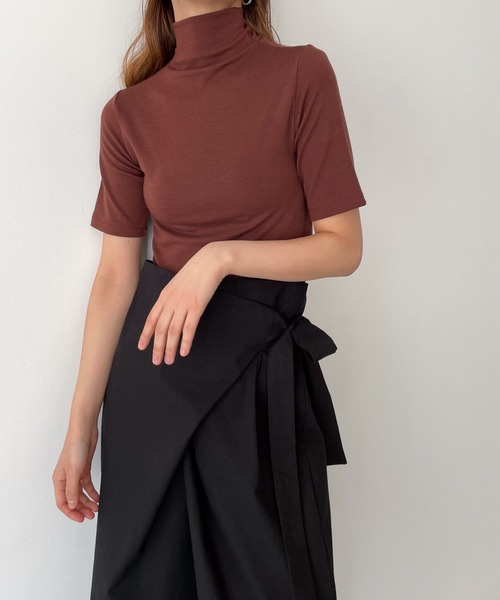 CANAL JEAN（キャナルジーン）の「El mar ハイネック半袖Tシャツ（T