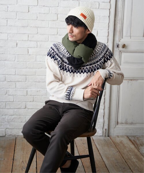 UNIVERSAL OVERALL（ユニバーサルオーバーオール）の「UNIVERSAL OVERALL ニットワッチ（ニットキャップ/ビーニー・メンズ・ブラック/ブルー/オフホワイト/グレー/グリーン・FREE）」の8枚目の写真