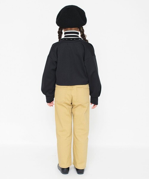 BRANSHES（ブランシェス）の「【デイリー】ストレートロングパンツ（その他パンツ・キッズ・ベージュ/ネイビー/オレンジ/ライトベージュ/ブラック・100/90/110/150/130/120/140）」の7枚目の写真