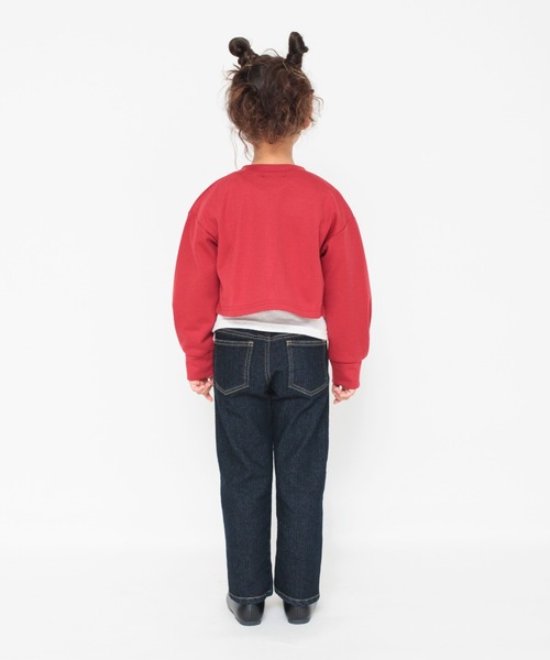 BRANSHES（ブランシェス）の「【デイリー】ストレートロングパンツ（その他パンツ・キッズ・ベージュ/ネイビー/オレンジ/ライトベージュ/ブラック・100/90/110/150/130/120/140）」の9枚目の写真