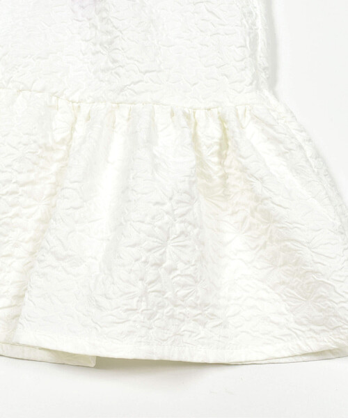 SLAP SLIP（スラップスリップ）の「エンボスティアードドッキングワンピース(80~130cm)（ワンピース・キッズ・ブラック/オフホワイト・90cm/100cm/110cm/130cm/120cm/80ｃｍ）」の13枚目の写真