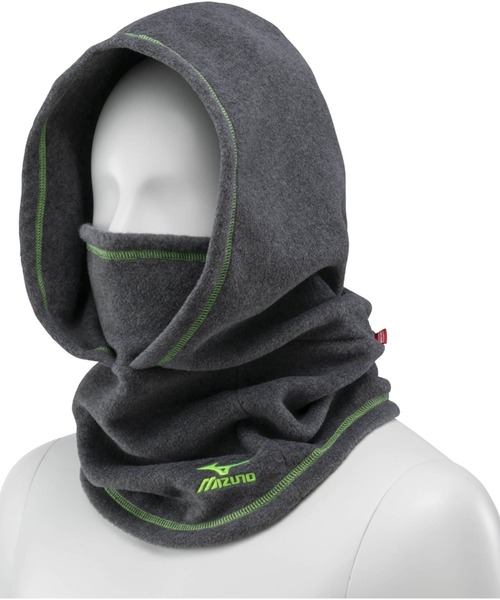 MIZUNO（ミズノ　）の「ブレスサーモフードマルチウォーマー（その他アンダーウェア/インナー・メンズ・ブラック/グレー/ネイビー・F）」の3枚目の写真