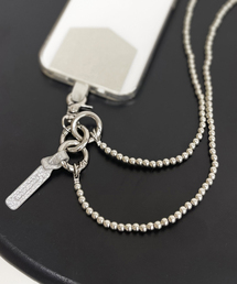 ≪追加≫【HASHIBAMI / ハシバミ】別注シルバーパールモバイルストラップ