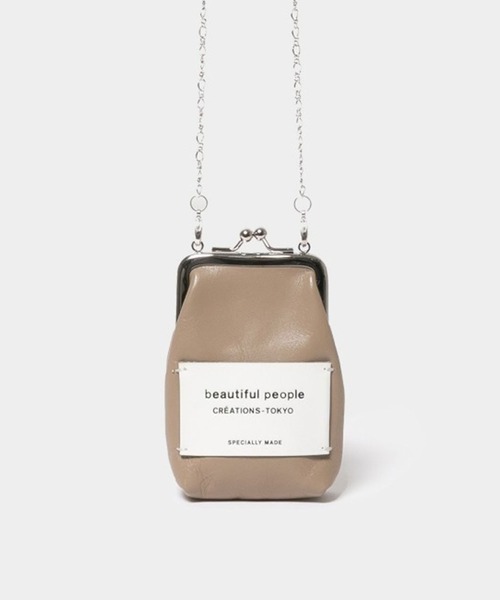 beautiful people(ビューティフルピープル)の「beautiful people mini clasp pouch 7335511960(ポーチ・レディース・オフホワイト/ブラック/グリーン/ピンク/カーキ/ブラウン/グレー/ブルー・FREE)」の5枚目の写真