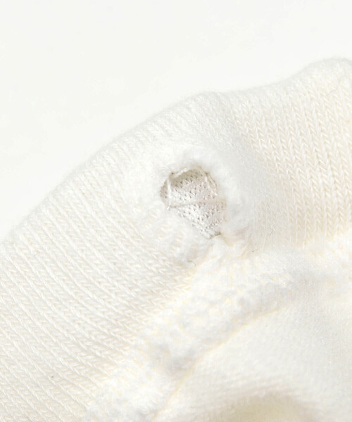 BeBe（ベベ）の「サイドリボンタイツ(80~140cm)（タイツ/ストッキング・キッズ・オフホワイト/ブラック・M/S/L/XS）」の3枚目の写真