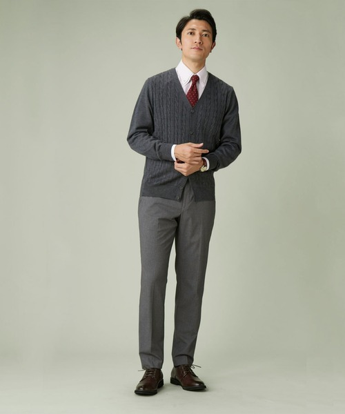 TOKYO SHIRTS（トウキョウシャツ）の「超形態安定ノーアイロン クレリックボタンダウン 長袖ビジネスワイシャツ（ビジネスシャツ・メンズ・ピンク・首回り39cm-裄丈80cm/首回り39cm-裄丈84cm/首回り41cm-裄丈86cm/首回り42cm-裄丈82cm/首回り42cm-裄丈86cm/首回り41cm-裄丈82cm/首回り43cm-裄丈86cm/首回り37cm-裄丈80cm/首回り43cm-裄丈82cm/首回り37cm-裄丈84cm）」の7枚目の写真