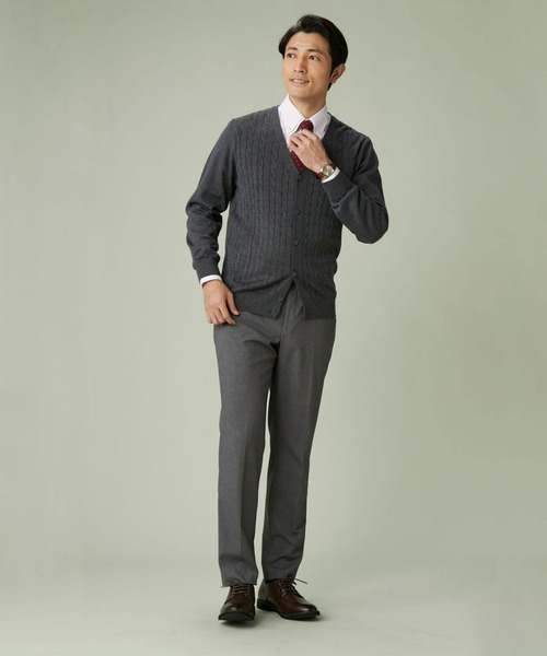 TOKYO SHIRTS（トウキョウシャツ）の「超形態安定ノーアイロン クレリックボタンダウン 長袖ビジネスワイシャツ（ビジネスシャツ・メンズ・ピンク・首回り39cm-裄丈80cm/首回り39cm-裄丈84cm/首回り41cm-裄丈86cm/首回り42cm-裄丈82cm/首回り42cm-裄丈86cm/首回り41cm-裄丈82cm/首回り43cm-裄丈86cm/首回り37cm-裄丈80cm/首回り43cm-裄丈82cm/首回り37cm-裄丈84cm）」の8枚目の写真