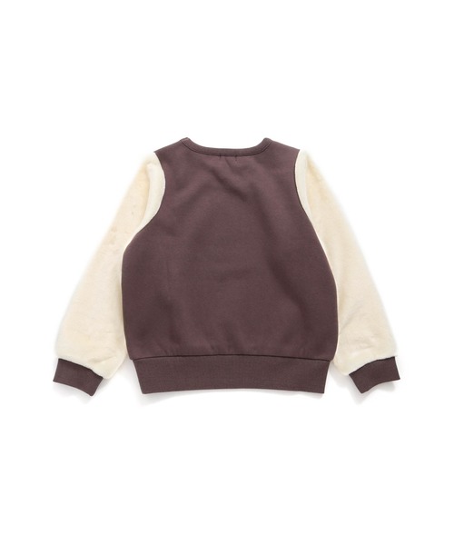 JENNI love（ジェニィラブ）の「裏起毛フロントあきそでボアトレーナー