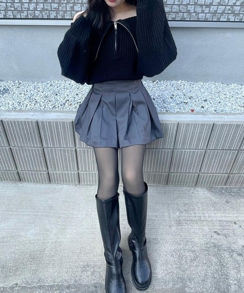 Heather(ヘザー)の「HAKUTORIKO 1200デニール 969859(タイツ/ストッキング・レディース・ブラック/ベージュ・FREE)」の10枚目の写真