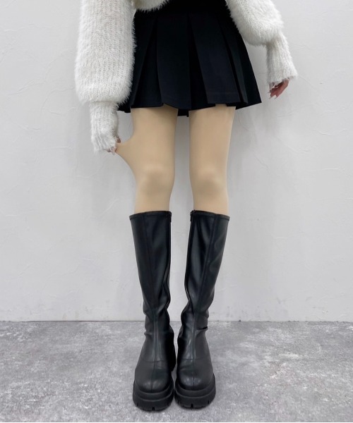 Heather(ヘザー)の「HAKUTORIKO 1200デニール 969859(タイツ/ストッキング・レディース・ブラック/ベージュ・FREE)」の4枚目の写真