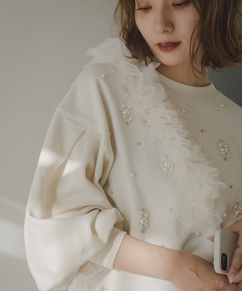 チュールフリルストラップ（スマホグッズ）｜rectangle（レクタングル