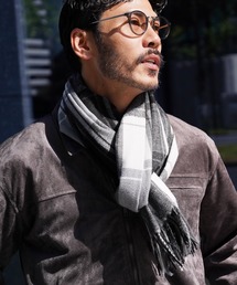 roshell（ロシェル）の「大判ストール チェックマフラー（マフラー）」