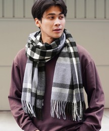 roshell（ロシェル）の「大判ストール チェックマフラー（マフラー）」