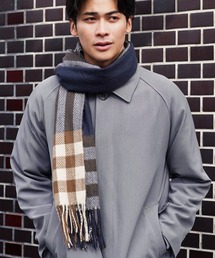 roshell（ロシェル）の「大判ストール チェックマフラー（マフラー）」