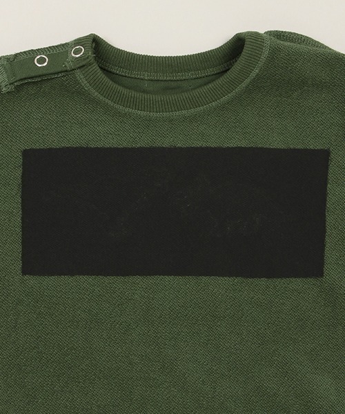 sense of wonder（センスオブワンダー）の「リバティファブリック恐竜トレーナー（スウェット・キッズ・ダークグリーン/チャコール・90cm/100cm/120cm/130cm/80ｃｍ/110cm）」の11枚目の写真