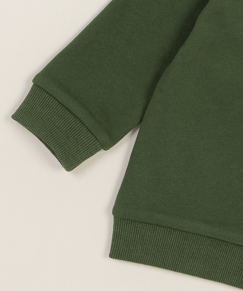 sense of wonder（センスオブワンダー）の「リバティファブリック恐竜トレーナー（スウェット・キッズ・ダークグリーン/チャコール・90cm/100cm/120cm/130cm/80ｃｍ/110cm）」の12枚目の写真