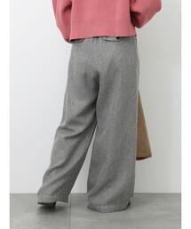 ehka sopo | ツイードベルト付ワイドパンツ(その他パンツ)