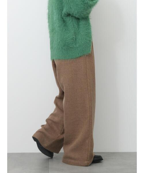 ehka sopo（エヘカソポ）の「ツイードベルト付ワイドパンツ（その他パンツ・レディース・ブラック/ベージュ/グレー・F）」の9枚目の写真