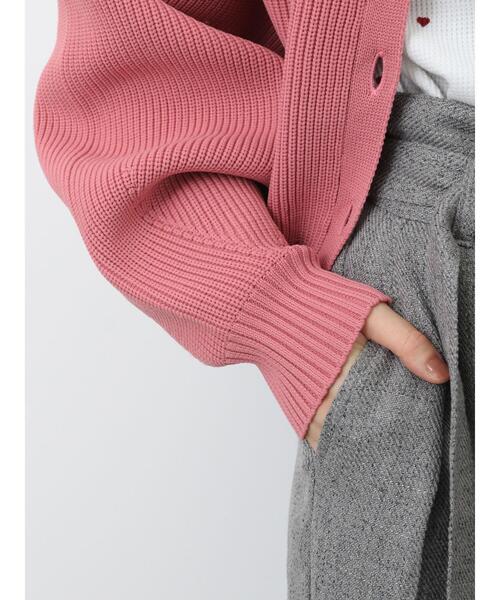 ehka sopo（エヘカソポ）の「ツイードベルト付ワイドパンツ（その他パンツ・レディース・ブラック/ベージュ/グレー・F）」の12枚目の写真