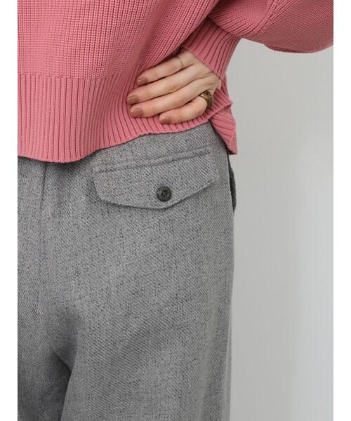 ehka sopo（エヘカソポ）の「ツイードベルト付ワイドパンツ（その他パンツ・レディース・ブラック/ベージュ/グレー・F）」の13枚目の写真