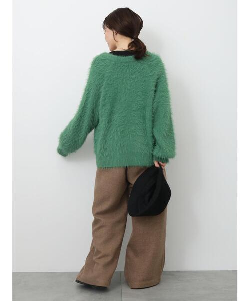 ehka sopo（エヘカソポ）の「ツイードベルト付ワイドパンツ（その他パンツ・レディース・ブラック/ベージュ/グレー・F）」の19枚目の写真