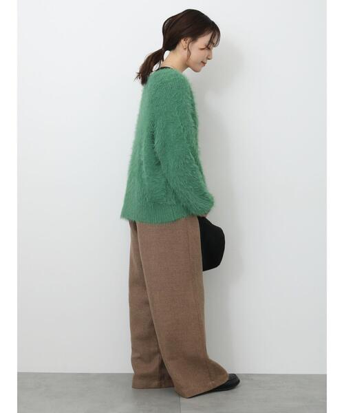 ehka sopo（エヘカソポ）の「ツイードベルト付ワイドパンツ（その他パンツ・レディース・ブラック/ベージュ/グレー・F）」の20枚目の写真