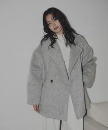 loungedress ピーコート　グレー DRESSTERIOR ピーコート pコート 「SS-Msize」Super140sウールA
