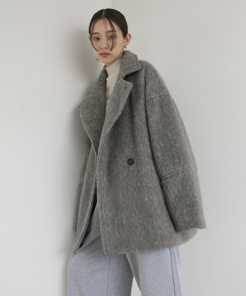 シャギーミドルコート（ピーコート）｜hellam（へラム）のファッション