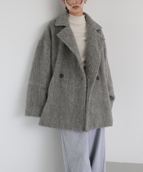 セール】シャギーミドルコート（ピーコート）｜hellam（へラム）の