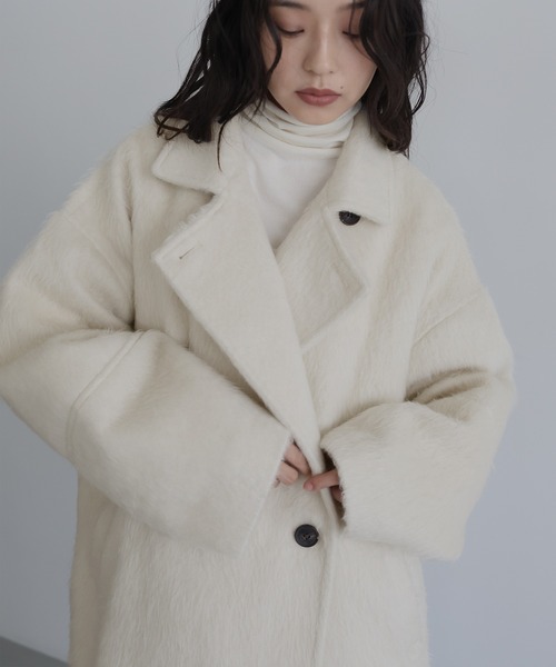 シャギーミドルコート（ピーコート）｜hellam（へラム）のファッション