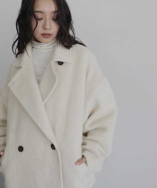 シャギーミドルコート（ピーコート）｜hellam（へラム）の