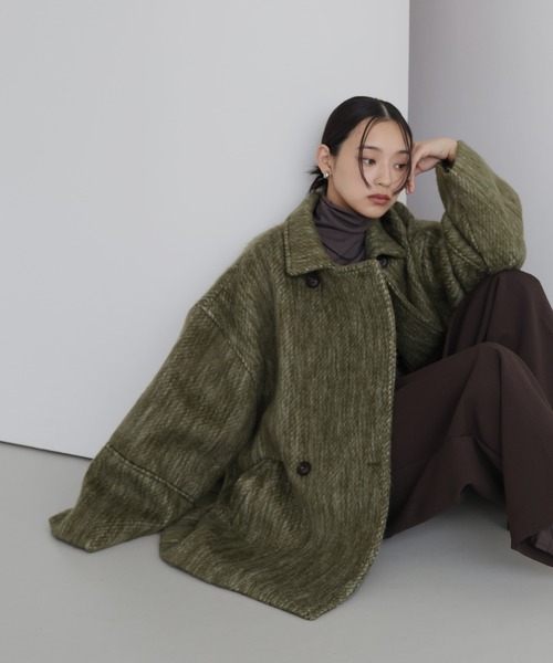 り*な様 hellam　シャギーミドルコート hellam｜シャギーミドルコート | Rakuten Fashion(楽天ファッション