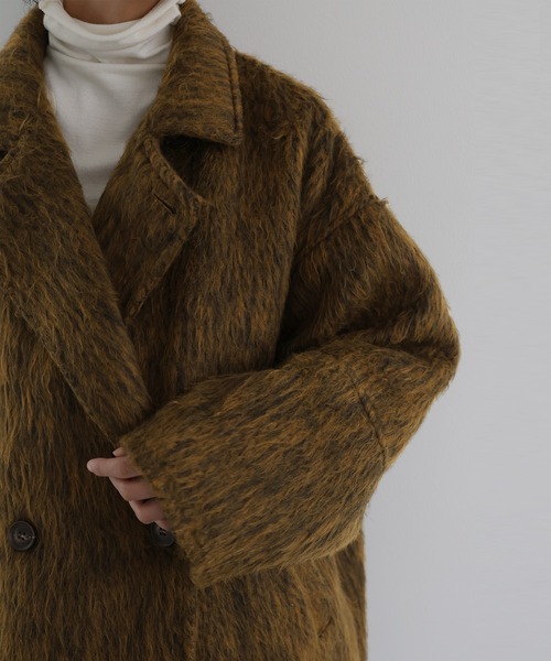 【こり】hellam シャギーミドルコート シャギーミドルコート – hellam