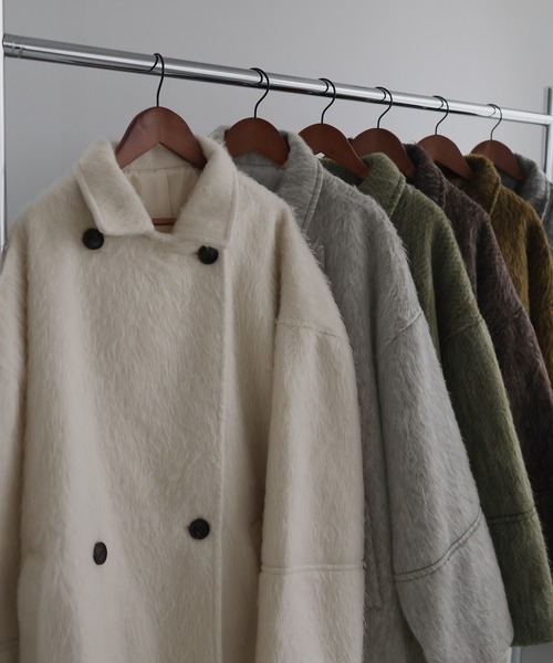 シャギーミドルコート（ピーコート）｜hellam（へラム）の