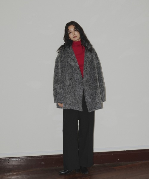 hellam（へラム）の「シャギーミドルコート（ピーコート）」 - WEAR