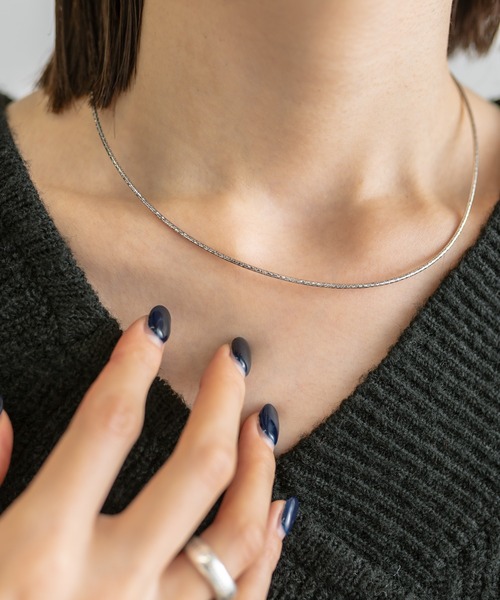 mystic（ミスティック）の「[Eau] shiny necklace（ネックレス・レディース・シルバー/ゴールド・ONE SIZE）」の5枚目の写真