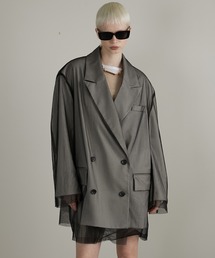PRANK PROJECT | 【24SPRING PRE ORDER】チュールレイヤードオーバージャケット / Tulle Layered Over Jacket(テーラードジャケット)