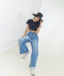 【emmi atelier】イージールーズデニムパンツ