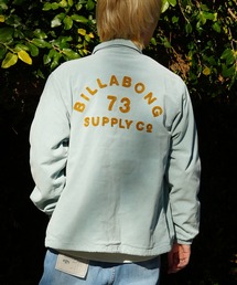 BILLABONG メンズ SURF CORD JK ジャケット 【2024年春夏モデル】/ビラボンワンポイントブランドステッチコーチジャケット
