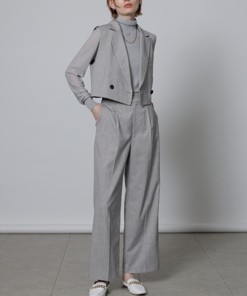 CADUNE（カデュネ）の「梳毛調ジレ（その他アウター）」 - WEAR