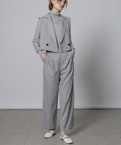 CADUNE（カデュネ）の「梳毛調ジレ（その他アウター）」 - WEAR
