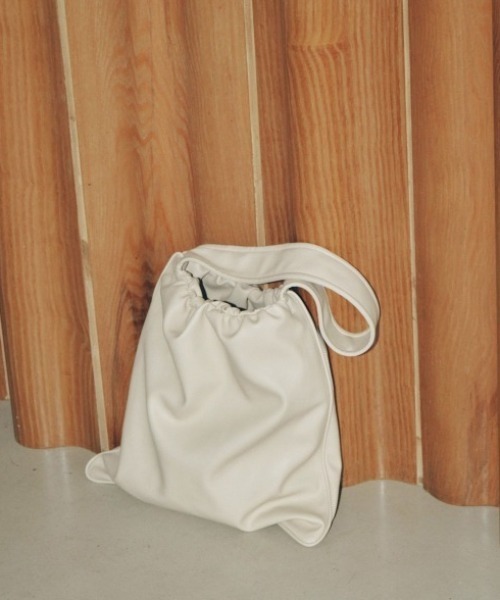 TODAYFUL/トゥデイフル】エコレザーギャザーバッグ