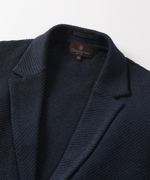 MEN'S BIGI（メンズビギ）の「メッシュツイルニットジャケット（テーラードジャケット・メンズ・ベージュ/ブルー/ボルドー・01/02/03）」の20枚目の写真