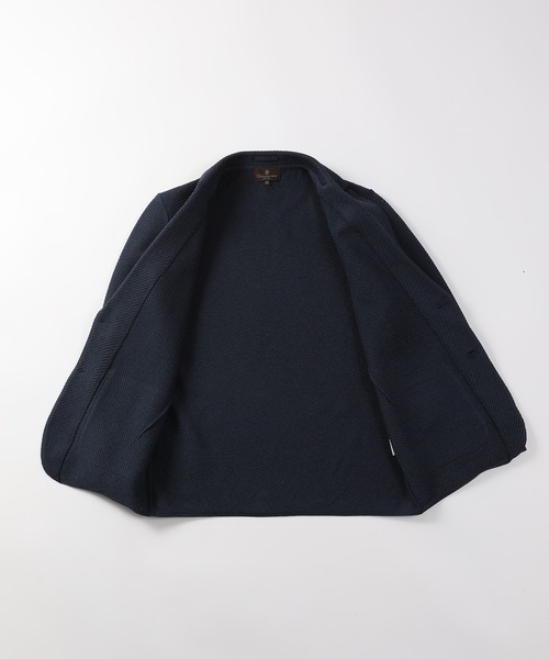 MEN'S BIGI（メンズビギ）の「メッシュツイルニットジャケット（テーラードジャケット・メンズ・ベージュ/ブルー/ボルドー・01/02/03）」の14枚目の写真
