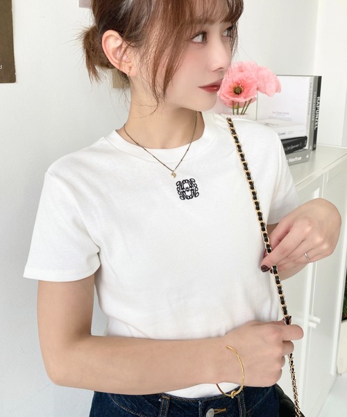 セール】ワンポイント刺繍チビTシャツ（Tシャツ/カットソー